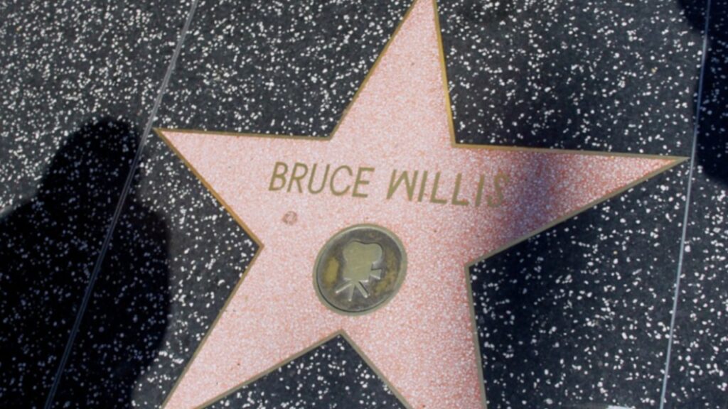 Το αστέρι του Μπρους Γουίλις στο Hollywood Walk of Fame