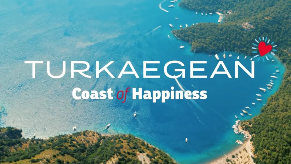 Η τουριστική προπαγάνδα "Turkaegean" για το Αιγαίο. Εικόνα screenshot από βίντεο Οργανισμού Τουριστικής Προβολής και Ανάπτυξης της Τουρκίας