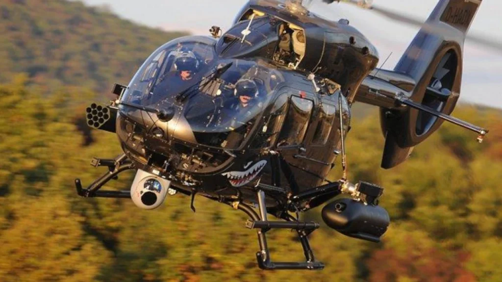 Το ελαφρύ επιθετικό ελικόπτερο H145M της εταιρείας Airbus Helicopters. Φωτογραφία: airbus.com