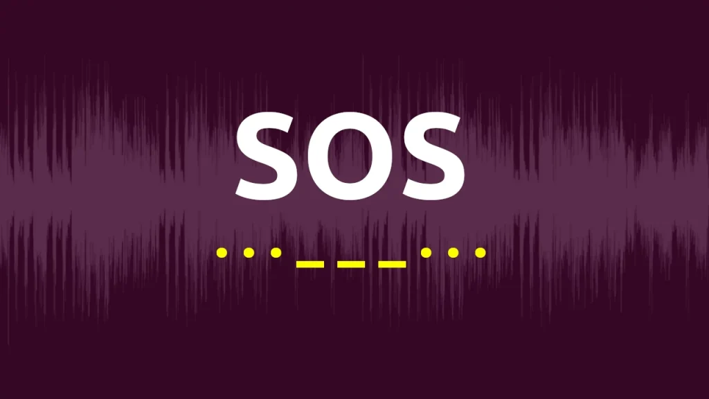 SOS στον Κώδικα Μορς (Morse)