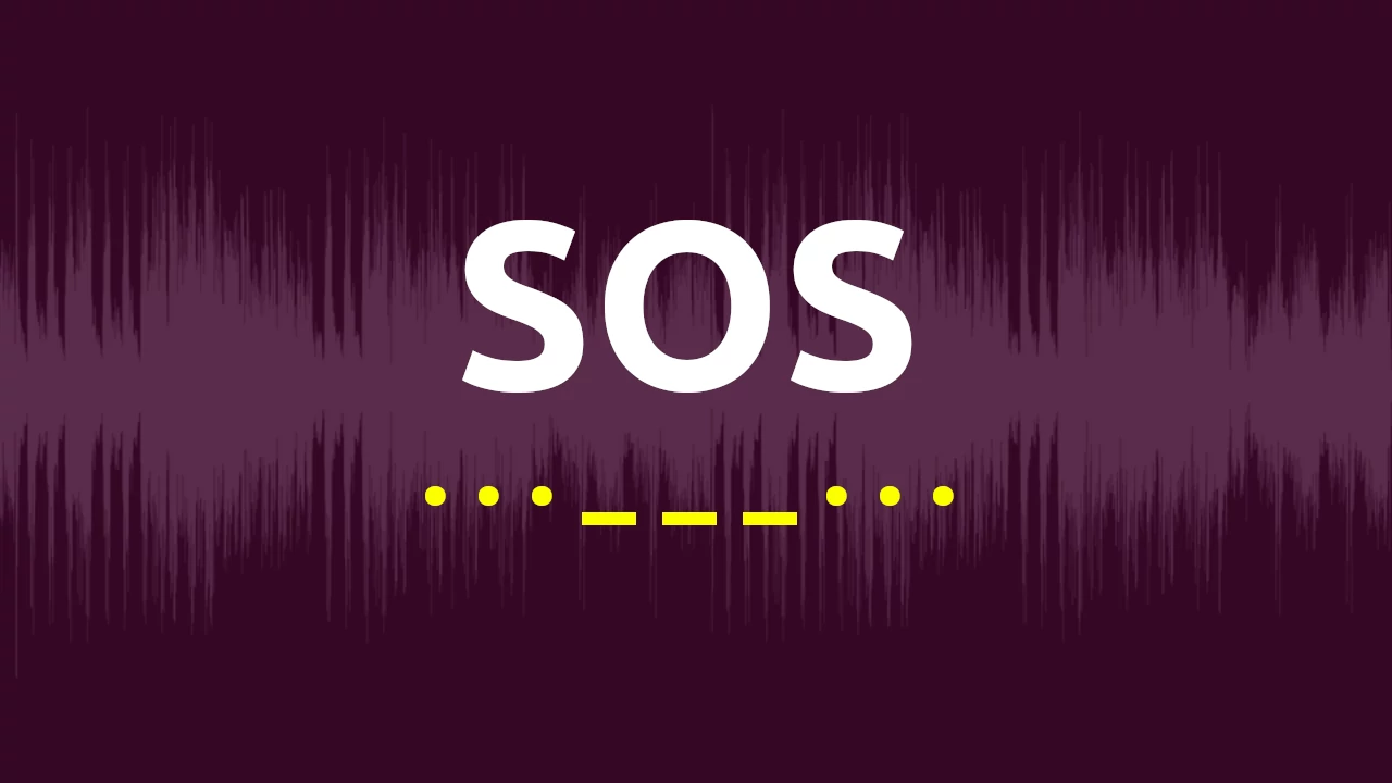SOS στον Κώδικα Μορς (Morse)