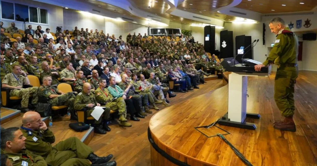 Ο Αρχηγός των Ενόπλων Δυνάμεων του Ισραήλ Lieutenant General Aviv Kohavi στο 1o Διεθνές Συνέδριο Στρατιωτικής Καινοτομίας