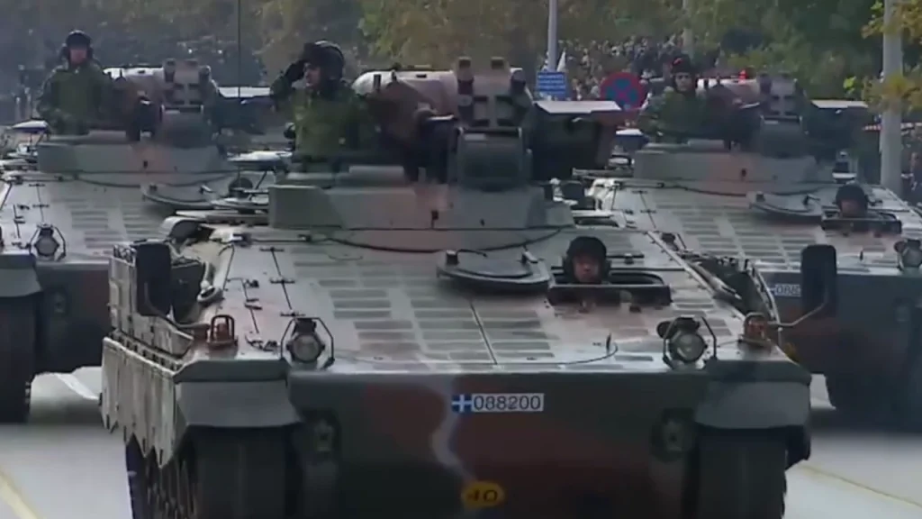 ΤΟΜΑ Marder 1A3 στην στρατιωτική παρέλαση της 28ης Οκτωβρίου στη Θεσσαλονίκη