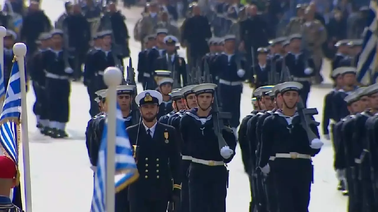 Η Σχολή Ναυτικών Δοκίμων (ΣΝΔ) στην Στρατιωτική Παρέλαση Θεσσαλονίκης 28 Οκτωβρίου 2022