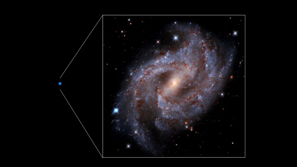 Κάθε μία κουκίδα στον διαδραστικό χάρτη του σύμπαντος είναι ένας Γαλαξίας. Εικόνα: mapoftheuniverse.net