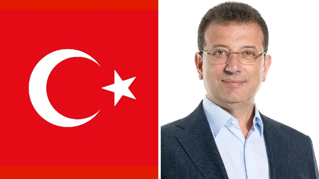 Ο δήμαρχος Κωνσταντινούπολης Εκρέμ Ιμάμογλου. Εικόνα (σύνθεση) Ekrem İmamoğlu μέσω facebook.com