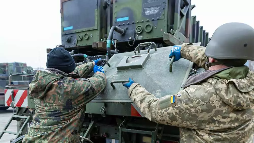 Εκπαίδευση του ουκρανικού στρατού στο σύστημα αεράμυνας Patriot στη Γερμανία. Φεβρουάριος 2023. Φωτογραφία: Μπούντεσβερ (Bundeswehr)