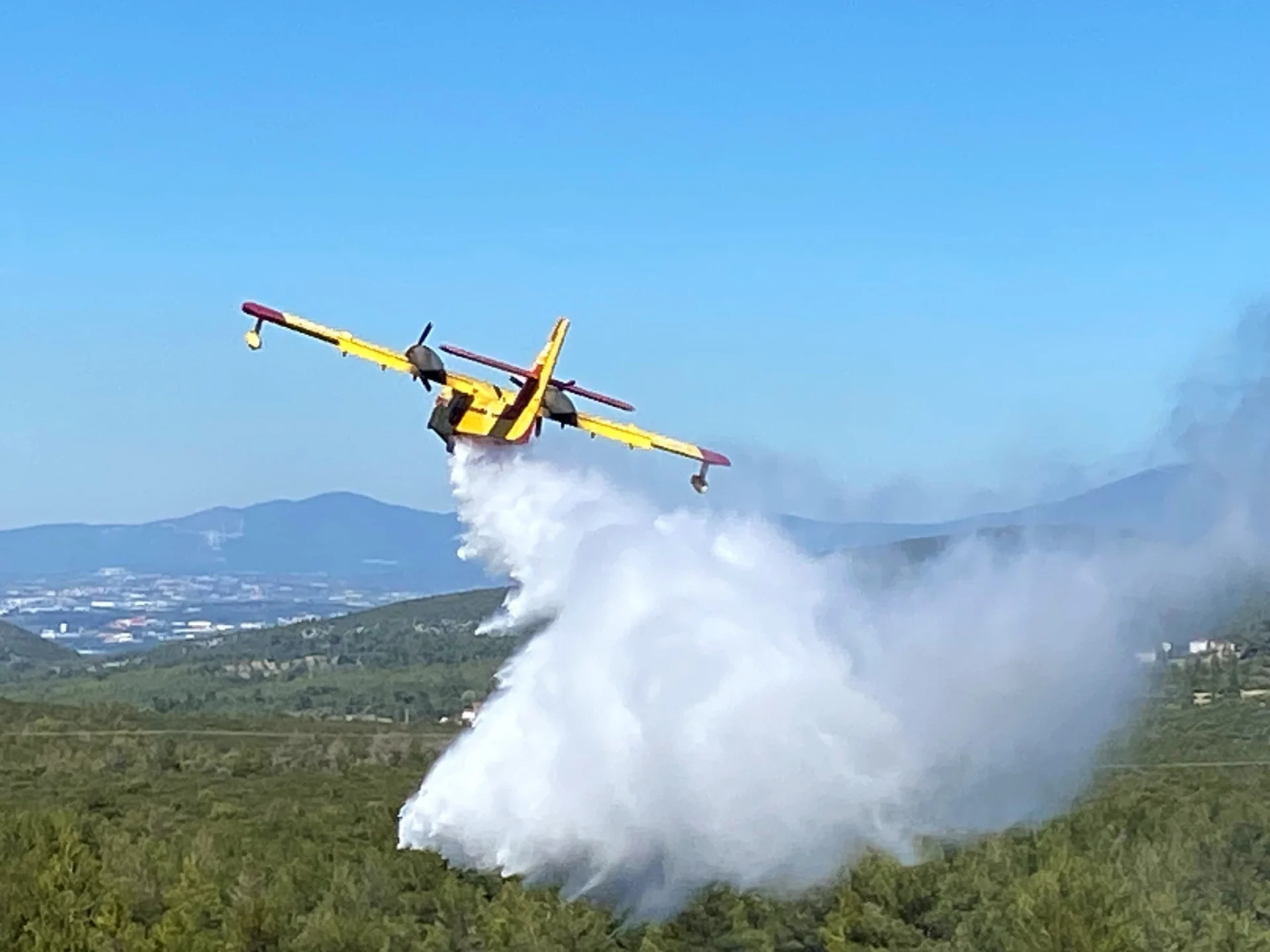 Αεροσκάφος Καναντέρ της Πολεμικής Αεροπορίας στην στην Άσκηση FOREST GUARDIAN 2023