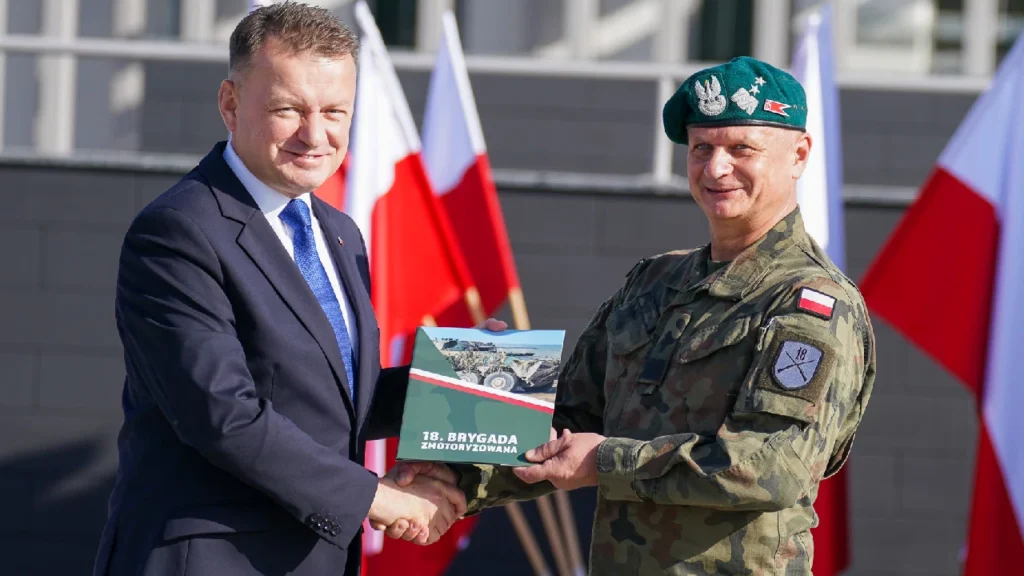 Η Πολωνία δημιουργεί τη 18η Μηχανοκίνητη Ταξιαρχία. Εικόνα: Υπουργείο Άμυνας της Πολωνίας