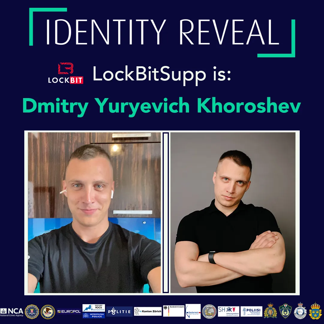 Dmitry Khoroshev LockBitSupp LockBit Ransomware