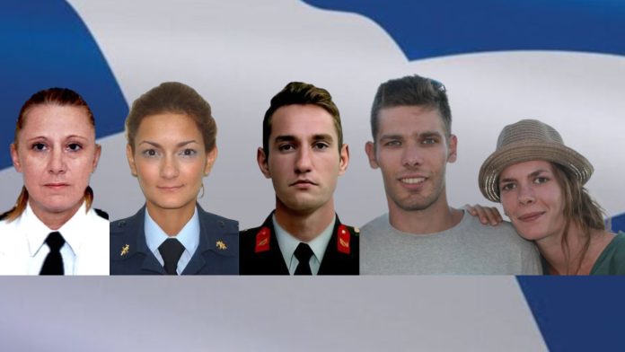 Οι 5 νεκροί στο δυστύχημα στη Λιβύη στις 17 Σεπτεμβρίου 2023: Πλωτάρχης (ΥΝ) Γλυκερία Μεμεκίδου, Επισμηναγός (ΥΝ) Ευαγγελία Ανδρεαδάκη, Αρχιλοχίας (ΠΖ) Γεώργιος Βούλγαρης, Φίλιππος Μανδαλιός και Άντζελα Μανδαλιού.