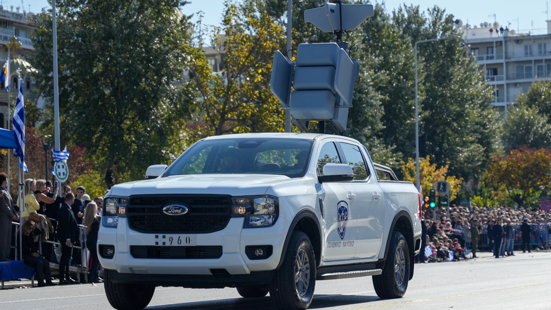 Το αντι-drone σύστημα ΚΕΝΤΑΥΡΟΣ επί οχήματος.