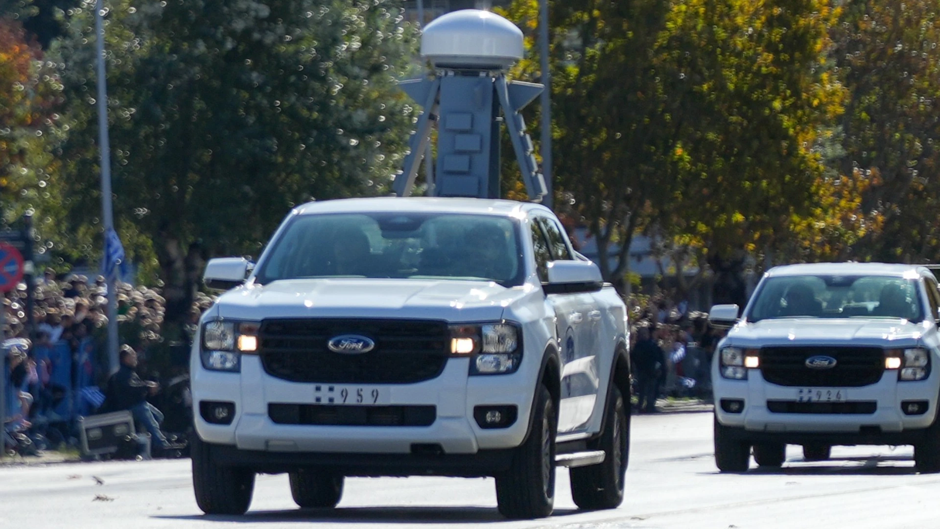 Το αντί-drone σύστημα ΥΠΕΡΙΩΝ επί οχήματος.