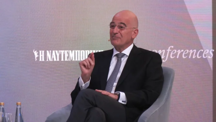 Ο Υπουργός Εθνικής Άμυνας Νίκος Δένδιας στο 4ο Οικονομικό Συνέδριο της Ναυτεμπορικής Ο Υπουργός Εθνικής Άμυνας Νίκος Δένδιας στο 4ο Οικονομικό Συνέδριο της Ναυτεμπορικής