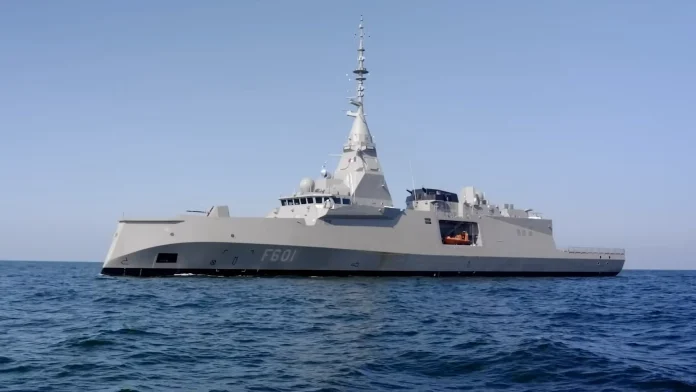 Η Φρεγάτα FDI HN Κίμων (F601). Εικόνα: Βίντεο Naval Group