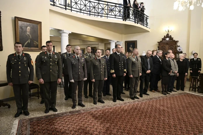 Τελετή απονομής Μεταλλίου Εξαιρέτου Πράξεως στα στελέχη της ελληνικής αποστολής στη Λιβύη